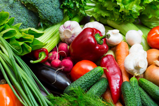 istock Background of fresh vegetables 831100092