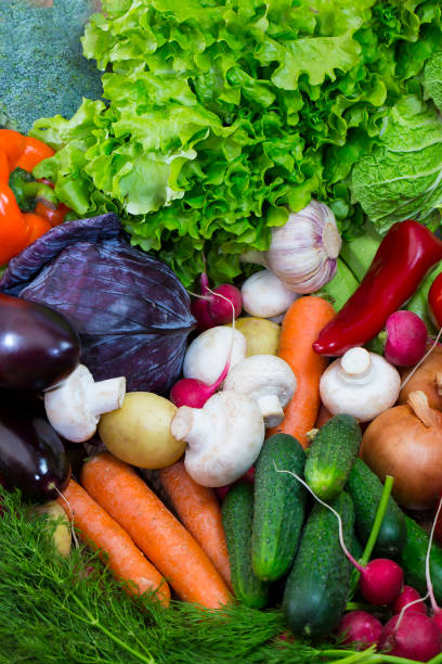 istock Background of fresh vegetables 831100138