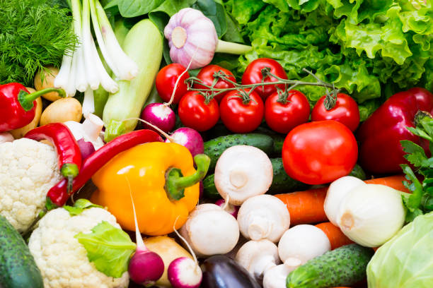istock Background of fresh vegetables 831100172