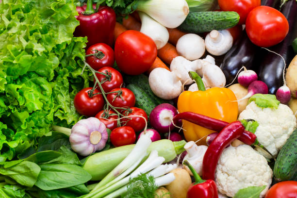 istock Background of fresh vegetables 831100174