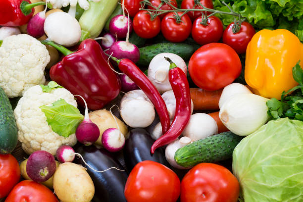 istock Background of fresh vegetables 831100200