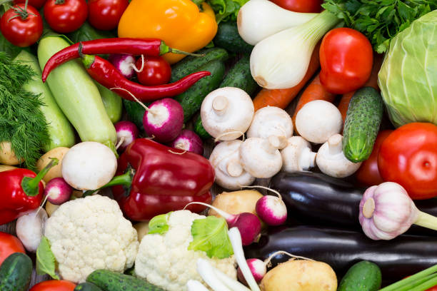 istock Background of fresh vegetables 831100222