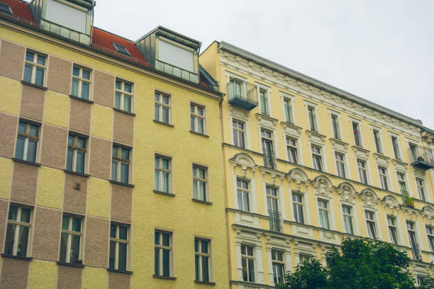 istock modern and classic facade of houses at berlin 831100766