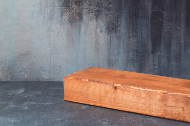 istock Background for product montage display with wooden board 831109766