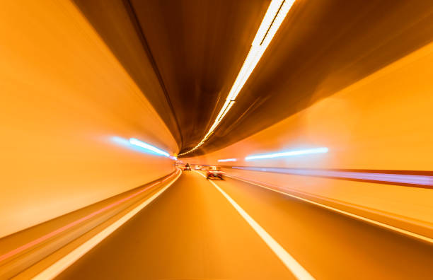 istock Road in an underground tunnel 831117668