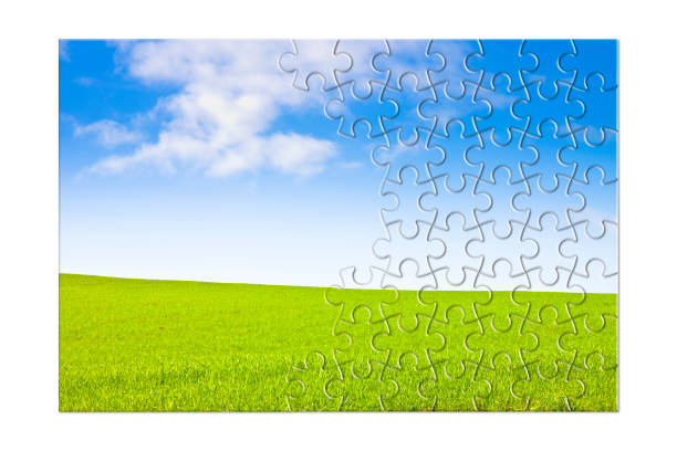 istock Build your serenity - concept image in puzzle shape 831121630