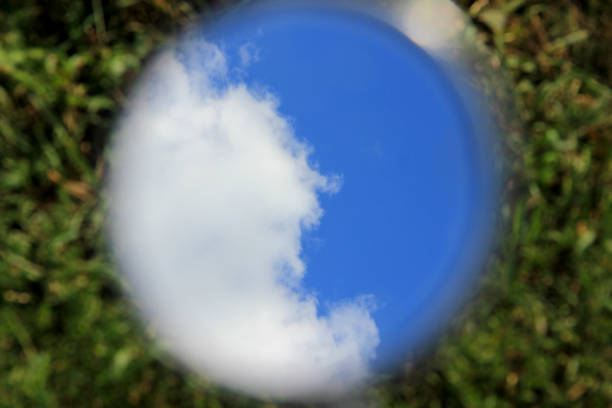 istock the reflection of the sky in the mirror 831128120