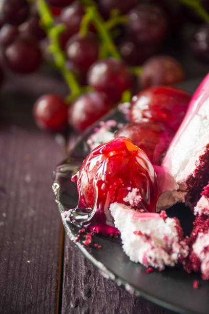 istock Cake on the wood floor 831135334