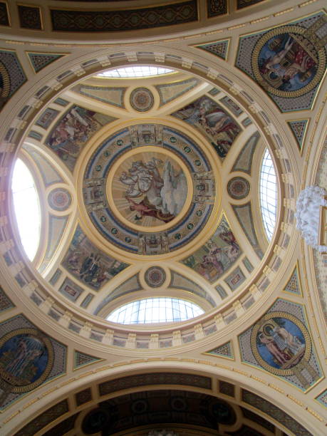 istock Dome on the city bath Szechenyi in Budapest 831138858
