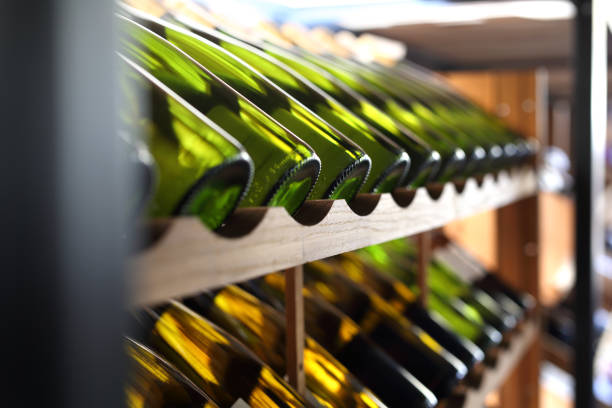 Wine cellar. Wine collection.