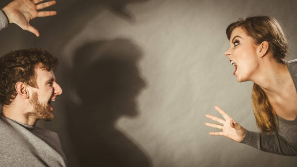 istock People in fight. Young couple arguing. 831163640