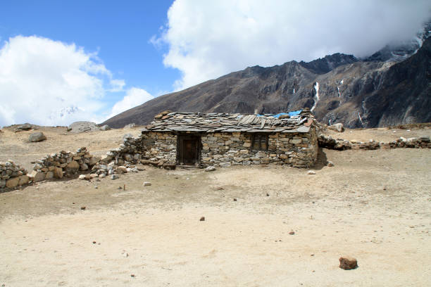 istock Shot from the Everest Basecamp trail in Nepal 831183464