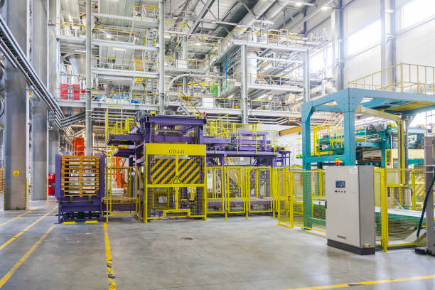 istock Equipment inside chemical production 831184100