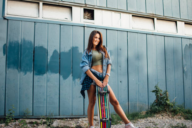 istock Skater woman 831184266