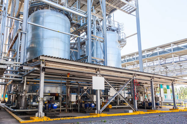 istock Tank storage chemical production 831184444