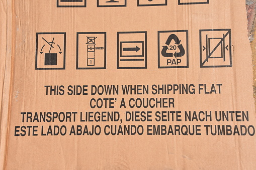 Guidelines for handling the shipment