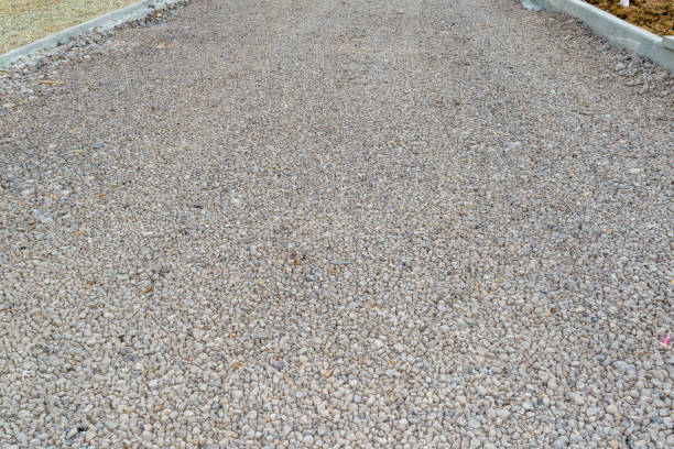 istock Unfinished asphalt country road. Under construction. 831209604