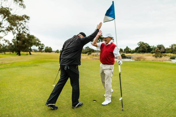 istock happiness golf player in the golf club 831212766
