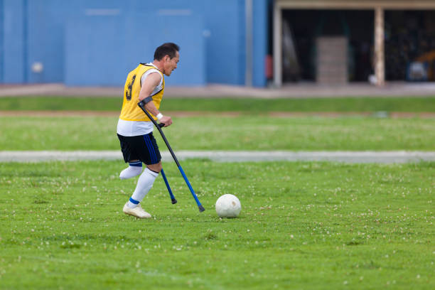 istock Japanese Amputee Soccer Player 831220570