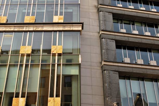 istock Modern building.Modern office building with facade of glass 831229720