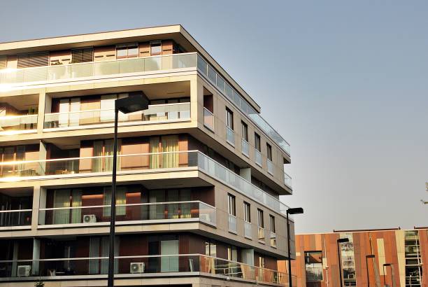 istock Modern, Luxury Apartment Building. 831229920