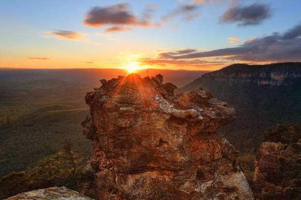 istock Sunset views from Katoomba Blue Mountains Australia 831239416