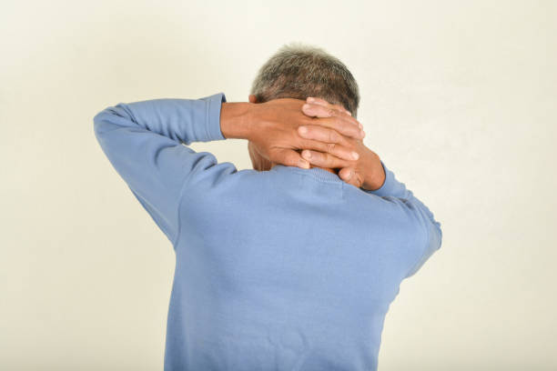 istock Neck pain in the elderly 831255844