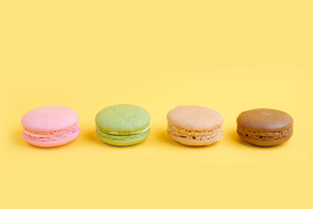 istock Colorful french macaroons 831274058