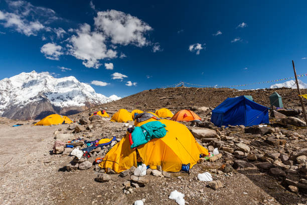 istock Base camp below Manaslu mountain in highlands of Nepal 831280698