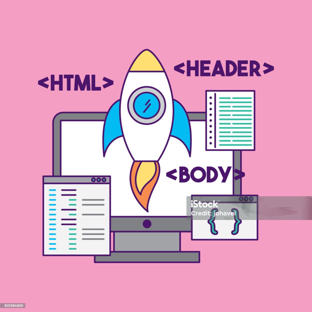 Develop Computer Codes Stock Illustration - Download Image Now - Binary ...