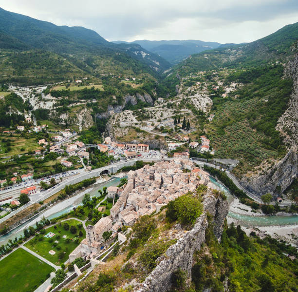istock View on town Entrevaux, France 831298672