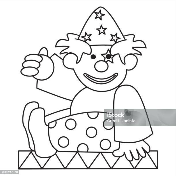 Clown Stock Illustration - Download Image Now - Art, Arts Culture and Entertainment, Baby - Human Age