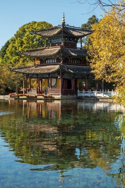 istock Black Dragon Pool Park, Lijiang 831300344