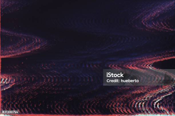 Digital Broadcast Fatal Error Glitch Failure Stock Photo - Download Image Now - Liquid-Crystal Display, Television Static, Textured