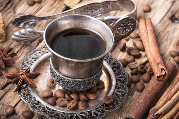 istock Coffee mug in the oriental style 831315376