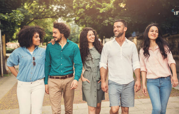 istock Friends taking a walk outdoors 831326314