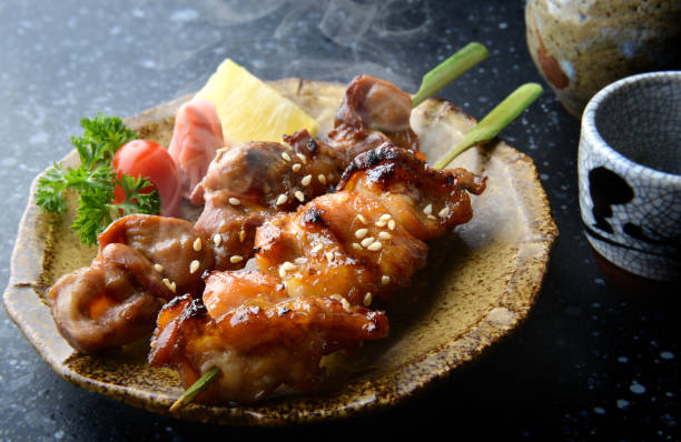 istock Japanese chicken grill or yakitori. 831326364