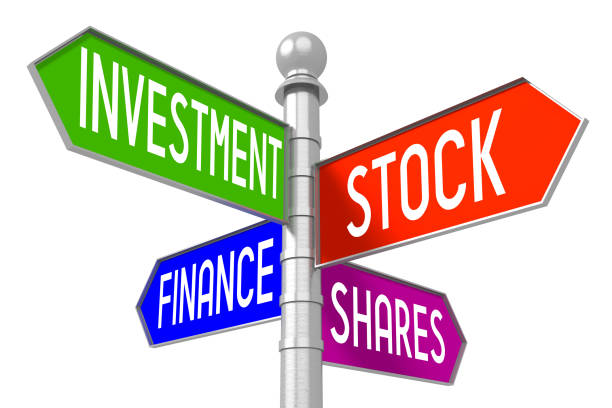 istock Finance concept - colorful signpost 831326788