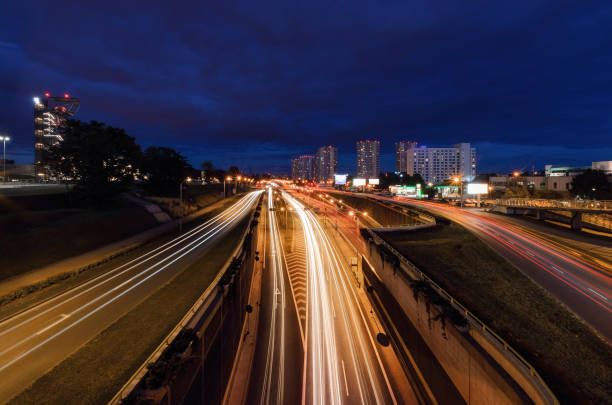 istock Centrum of Katowice in the evening. 831329464