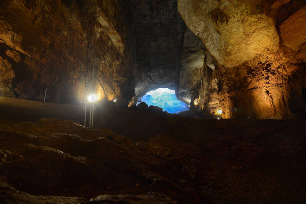 istock cennet and cehennem sinkholes.(cennet and cehennem=heaven and hell) mersin,Turkey 831333712