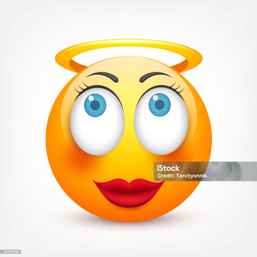 Smiley With Blue Eyesemoticon Yellow Face With Emotions Facial Expression  3d Realistic Emoji Sadhappyangry Facesfunny Cartoon Charactermoodvector  Illustration Stock Illustration - Download Image Now - iStock