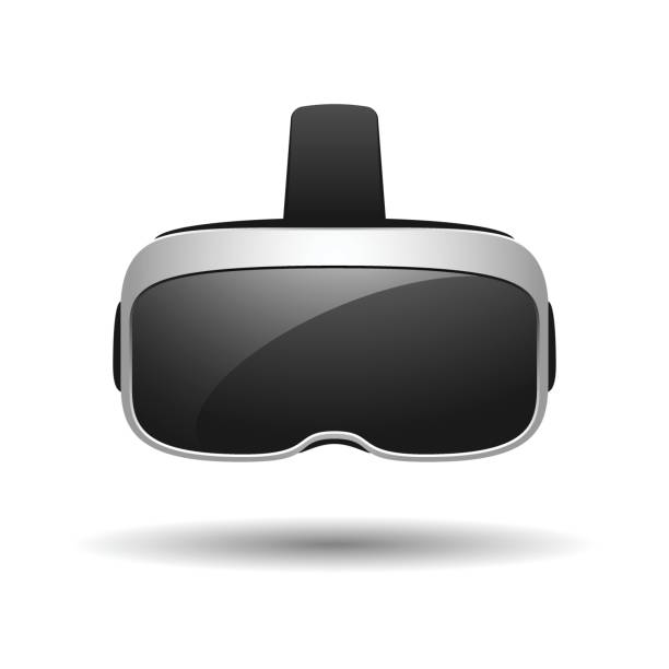 pludselig Pinpoint bredde Virtual Reality Glasses Stock Illustration - Download Image Now - Virtual  Reality Simulator, Virtual Reality, Cut Out - iStock