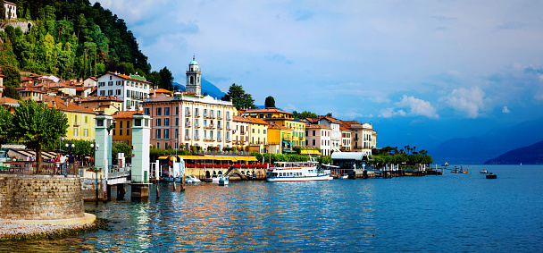 pictorial villages of Lago di Como, popular touristic attraction