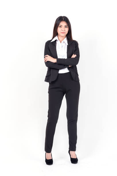 istock Asian businesswoman isolated on white background 831368882