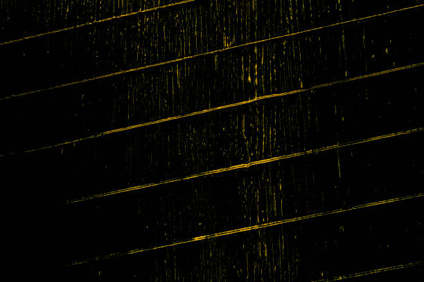 istock Yellow or gold with black color texture pattern abstract background can be use as wall paper screen saver brochure cover page or for presentation background also have copy space for text. 831368896