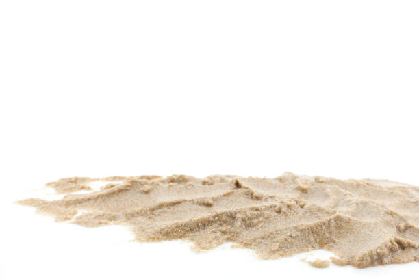 istock Pile of sand isolated on white background. 831397106