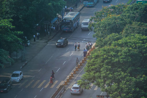 istock Yangon Landscape in the Morning, Myanmar 831400312