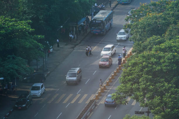 istock Yangon Landscape in the Morning, Myanmar 831400320