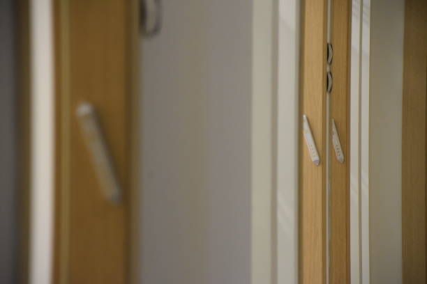 istock A mezuzah hanging on the door 831408112