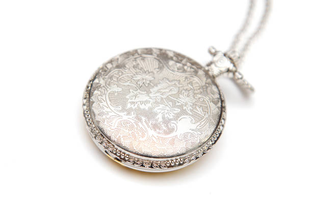 istock Old wrist watch on white background 831410800